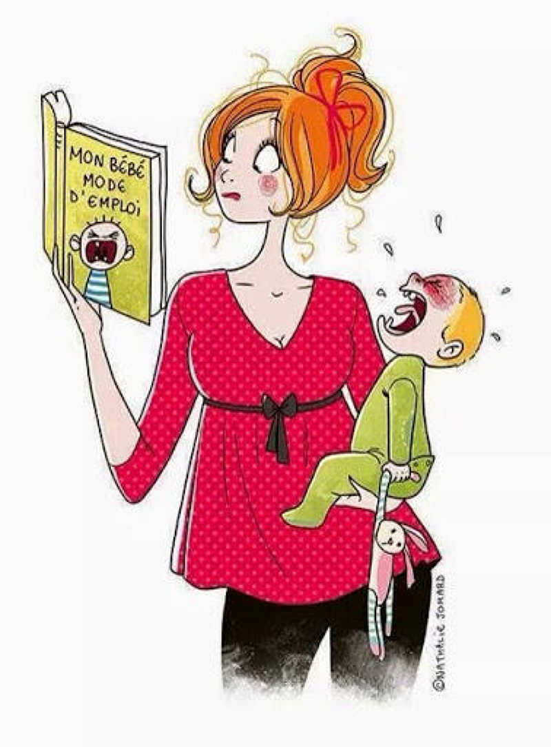 12 εκπληκτικά σκίτσα που δείχνουν ότι το να είσαι μητέρα είναι η πιο δύσκολη δουλειά στον κόσμο